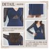 GRAXIA Cabaret Midi Tight Hostess Cabaret Lounge Long Size M Dress, Dress, Cache-Coeur, High-Waisted, Dress, Dress, Club, Dress, Sleeves, Lace,