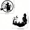 Modern Metal Wall Art Decor - Eerie Halloween Silhouette for Indoor Outdoor Yard Sign, Room Decoration, Gift