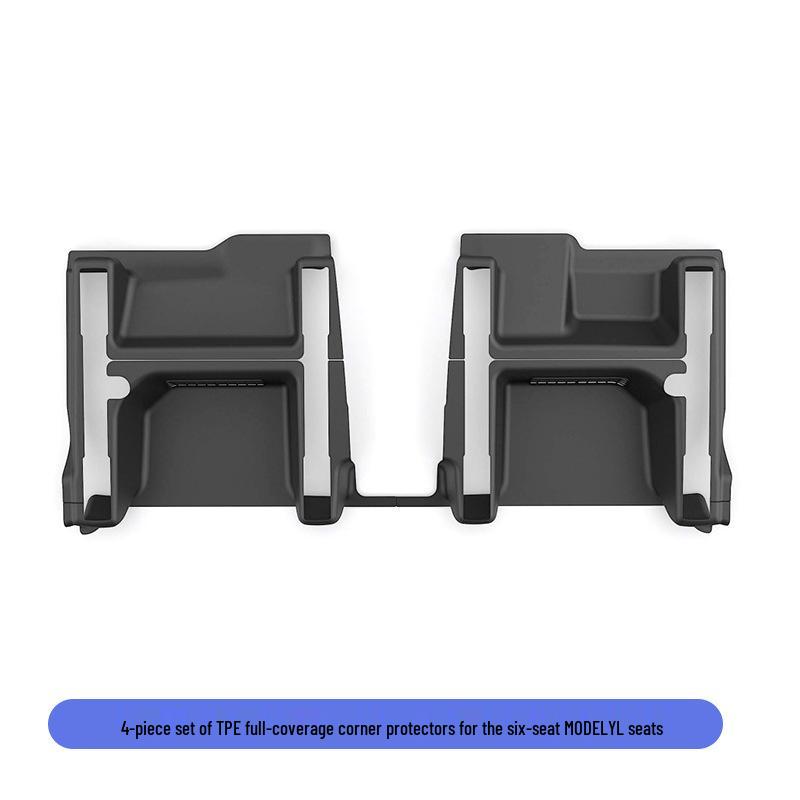 Compatible Under-Seat Full Coverage Kick Protectors for 25 Tesla Model Y/YL Variants