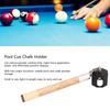 2 in 1 Pool Cue Chalk Holder Compact Cue Tip Pricker Tip Pricker Wooden Cue  Billiard Accessory