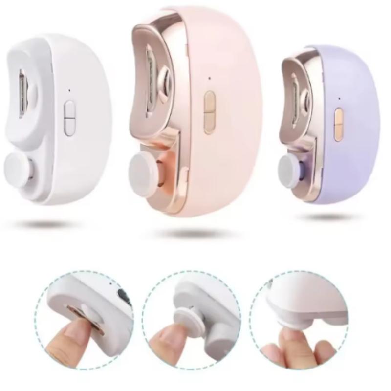 Rechargeable Automatic Nail Clipper Electric Safe Nail Grinder Kids Adults Anti-Pinch Nail Drill Machine Manicure Pedicure Care