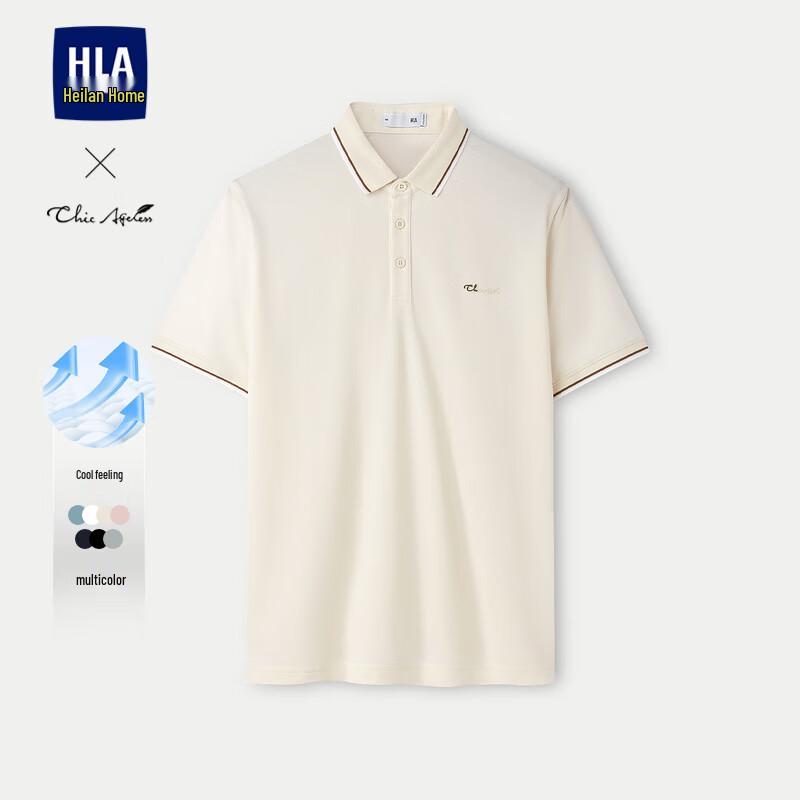 HLA Men s Chic Ageless Cool Touch Short Sleeve T-shirt M
