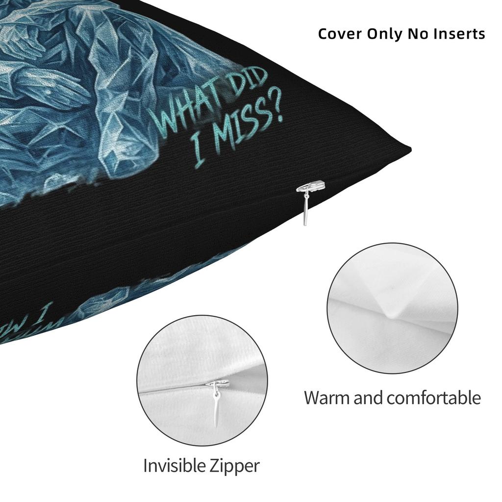 Drake Iceman Pillowcase Printed Polyester Cushion Cover Decoration Pillow Case Cover Home Square 40*40Cm