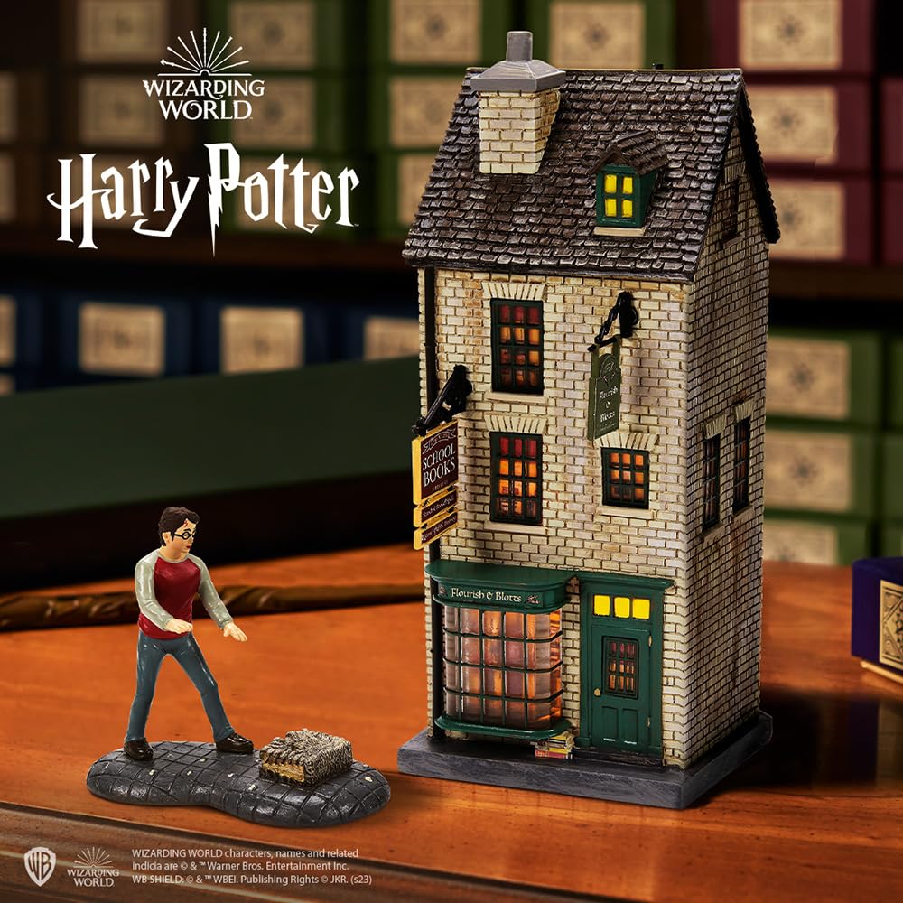 Department 56 Harry Potter Flourish Blotts Bookstore 6010455 &