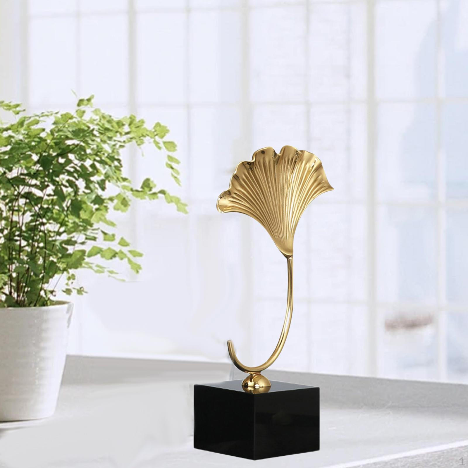 

Elegant Ginkgo Leaf Sculpture for Home Decor