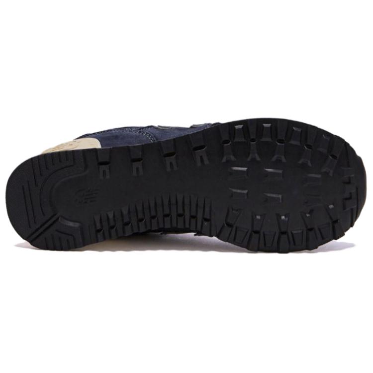 New Balance Pottery X  NB 574 Retro Casual Cushioning Durable Low-Top Sneakers Unisex Sneakers Deep-Blue U574BG2