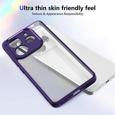 Hochwertige transparente Acryl-Rückseite für Xiaomi Redmi iPhone Samsung für Redmi Note 14 13 Pro 12 11 10 14C 13C 12C A4 A3 A2 Abdeckung Silikon TPU
