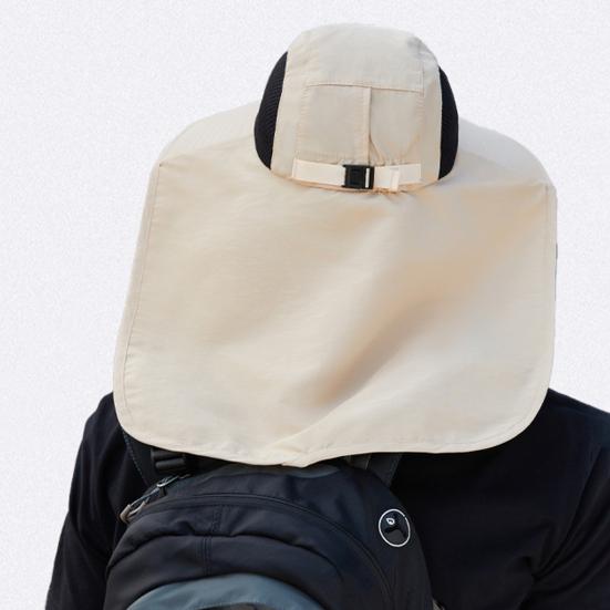 Solar Fan Hat Wide-Brimmed Shawl Fishing Hat with Dual-Power Fan Design Solar USB Charging UV-Protection Outdoor Hat