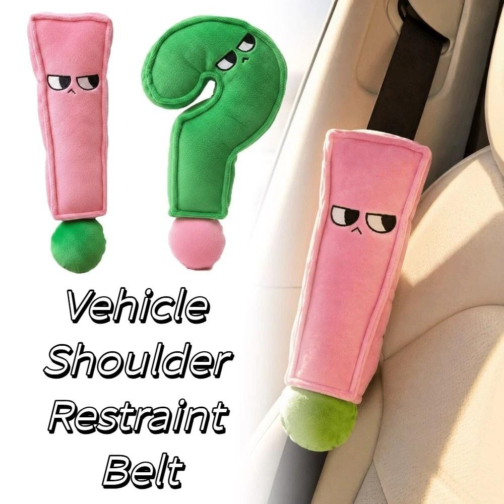 Novelty Long Strip Plush Pillow Soft Car Seat Protector Cute Stuffed Toy Car Seat