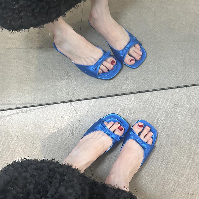 2025 Summer Women Casual Open Toe Slippers Fashion Comfort Wedges Heel Beach Vacation Slides Shoes