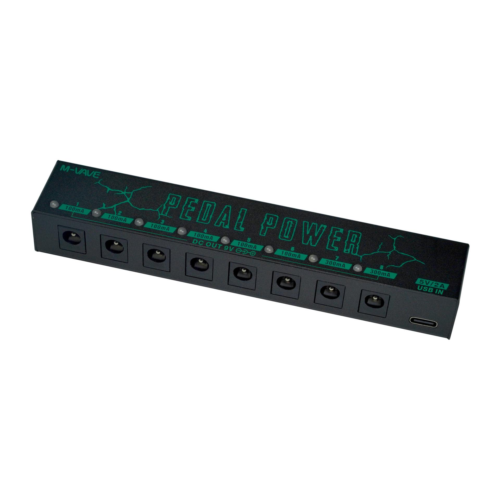 POWER Guitar Pedal Power Supply 8 Isolated DC Output/Strong Compatibilit/Noise-Reducing Power Supply