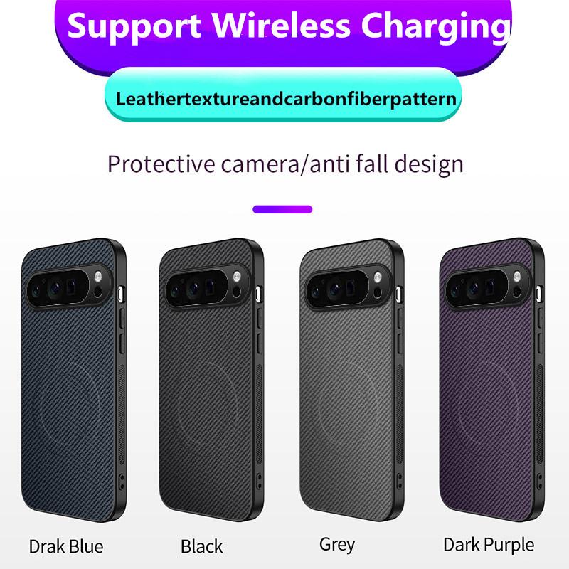 For Google Pixel 9A Luxury Matte Phone Case For Google Pixel 9 Pro XL For Magsafe Magnetic Wireless Charging Shockproof Cover