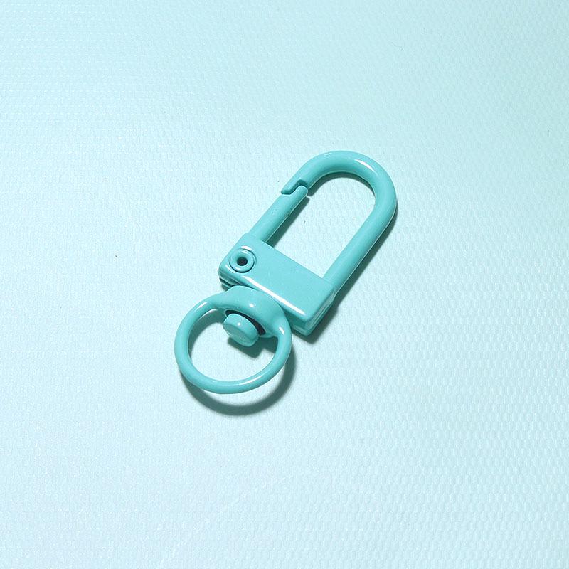 Handmade U-Shaped Painted Door Buckle Keychain Spray Paint DIY Accessory Pendant