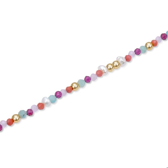 Collier Luxenter En Argent 925 Avec Quartz Hydrothermal Orange Et Finition On or Jaune 18 Carats - Asvorg