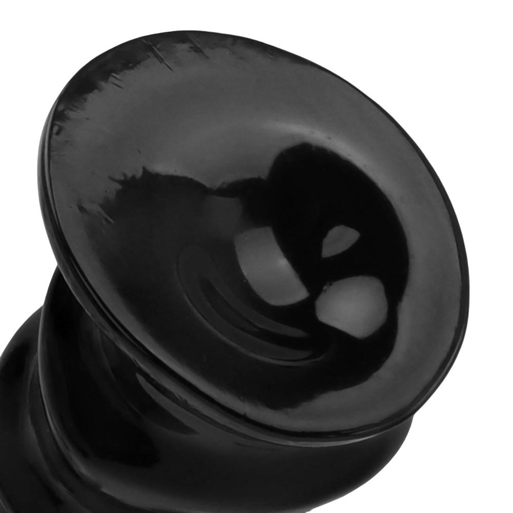Black PVC Dildo Simulated Penis Anal Plug with Suction Cup Fisting Sex Toy Strap on Cock Big Dick Realistic Cock