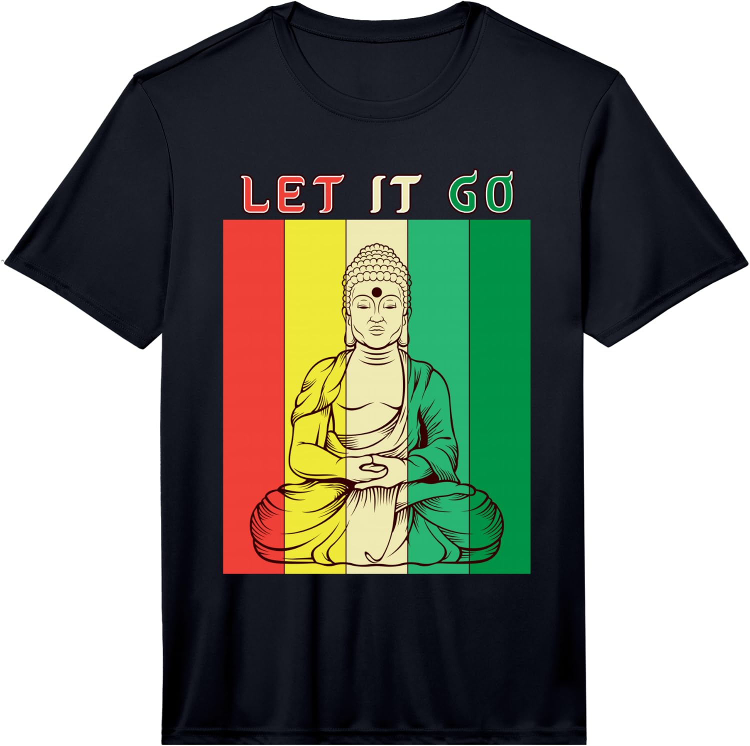 Let It Go - Meditation Buddha Yoga Buddhist Gift Performance Unisex T-Shirt M
