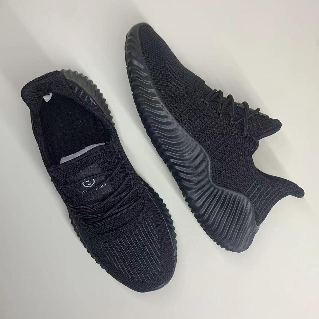 "Korean Style Men's Mesh Running Shoes: Trendy, Lightweight, Low-Top Sports Shoes - Sizes 39-48"