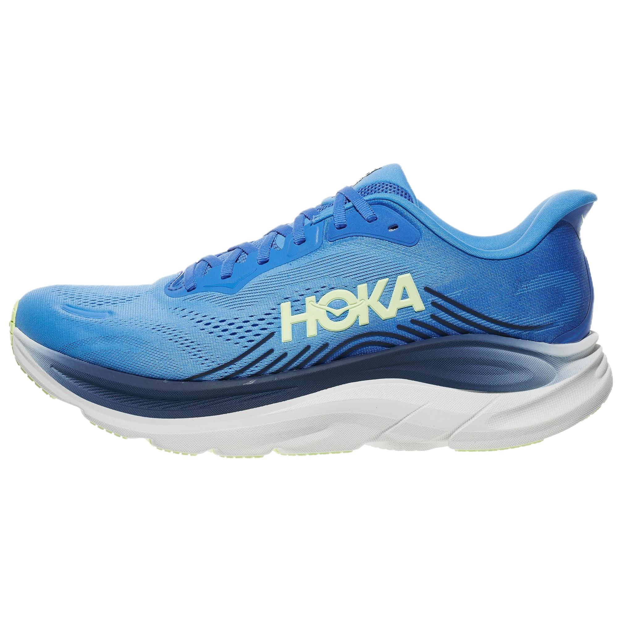 Hoka One One Clifton 11 Удобные Легкие Тканевые Беговые Кроссовки Мужские Беговые Кроссовки Синие 1176572-VSF 40