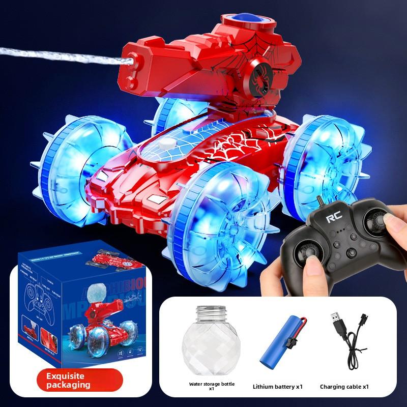 

All-terrain Vehicle, Boy Off-road Four-wheel Drive Stunt Remote Control Air-powered Water Intake Self-suction Water Spraying Toy
