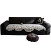 French Camellia Sofa Cushion Special-Shaped Four-Season Universal New High-Grade Leather Sofa Cover, Non-Slip Seat Cushion Cover