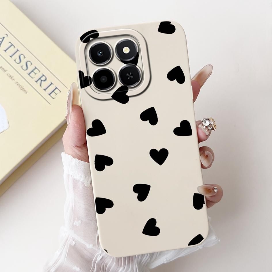 6.61" For Honor X6c 2025 Case Cute Panda Rabbit Soft Liquid Silicone Shockproof TPU Back Cover For HonroX6c Play 9C NIC-LX1 Para