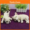 French Bulldog Resin Sculpture Adorable Home Ornament For Birthday Gift And Gathering Decor