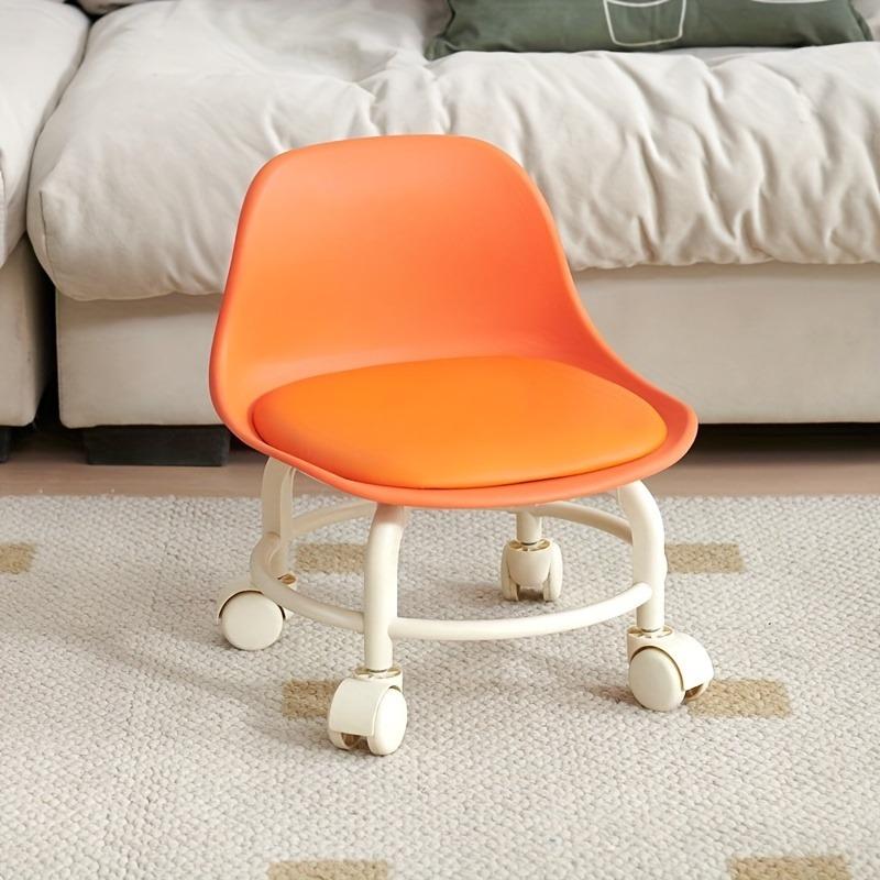 Household Round Stool, Thickened Small Chair, Plastic Round Stool, Modern and Simple High Stool, Dining Table Stool, Stackable