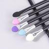 10PCS Multi-Color Double Head Latex Sponge Eyeshadow Stick Multi-Functional Portable Short Stick Makeup Brush Eyeshadow Brush