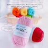 Millais Cotton Medium 10 Crochet Knitting Gradient Yarn, Weight, Balls, Approx. 40g/128m, (10-Color Set)