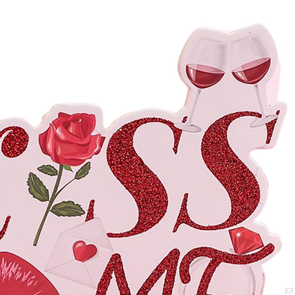 Day Wooden Table Sign Romantic Centerpiece Wedding Letter Decoration Day, Table, Party