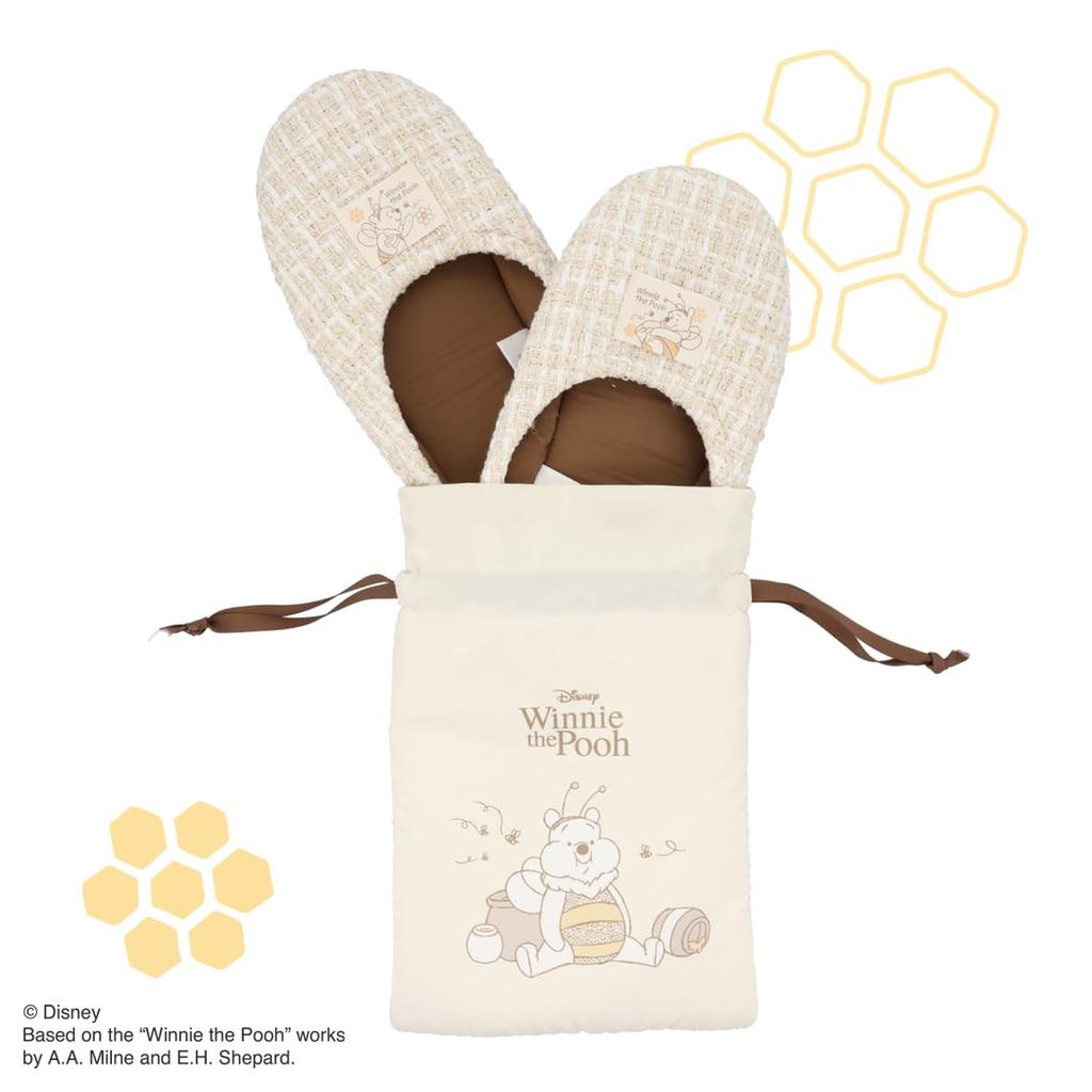 shobido Disney Winnie the Pooh Travel Slippers DN46848