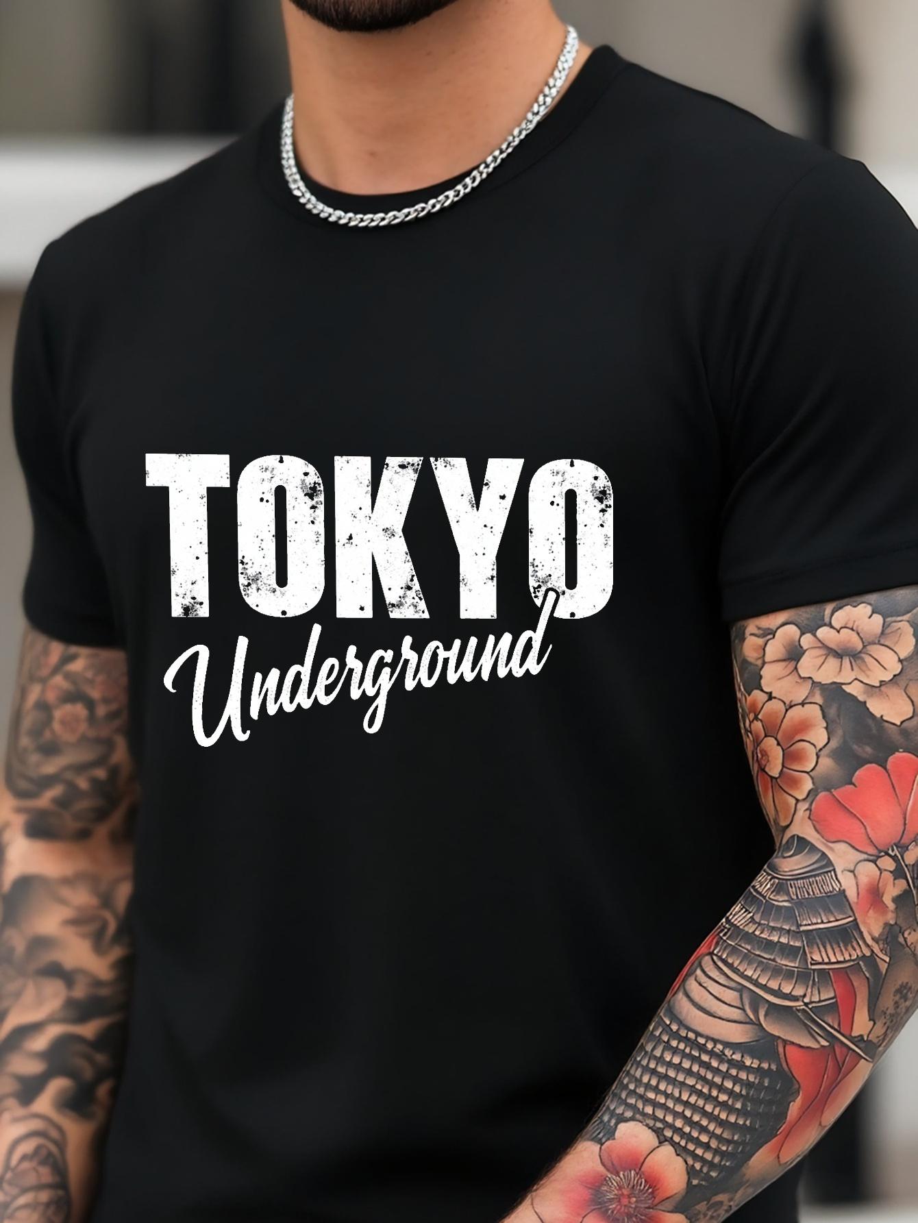 Tokyo Underground Graphic T-shirt - Black L