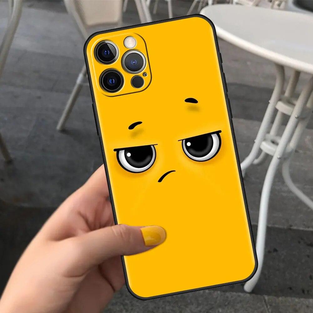 Cartoon Funny Face Phone Case For iPhone Samsung Galaxy Redmi Xiaomi Oppo OnePlus Note S A 7 8 9 10 11 12 13 14 20 21 22 23 53 54 Pro Max Plus Ultra