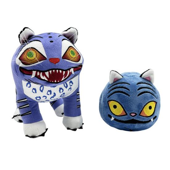 Tiger Plush Doll 18cm Soft Stuffed Animal Game Hunters Virtual Adventures Plush Toy Gift for Gamers Cosplay Enthusiasts