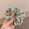Korean Style Spring/Summer Floral Intestine Hair Scrunchie for Women – Elegant Ponytail Tie and Mori Girl Accessory.