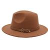 Europe And The United States New Top Hat British Party Jazz Hat Fedora Foreign Trade Woolen Felt Hat Big Brim Trendy Hat