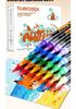 True Color Washable Soft Tip Acrylic Marker for Children and Students - Ideal for Art, Painting, and Graffiti