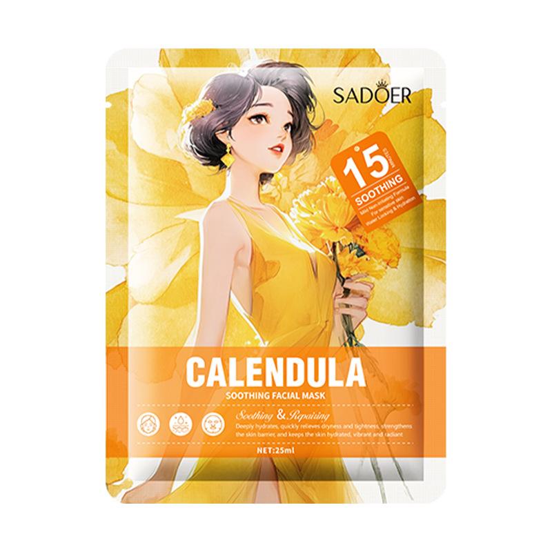 3pcs Calendula Plant Mask 25ml Hydrating Moisturizing Moisturizing Mask Skin Care Products 1