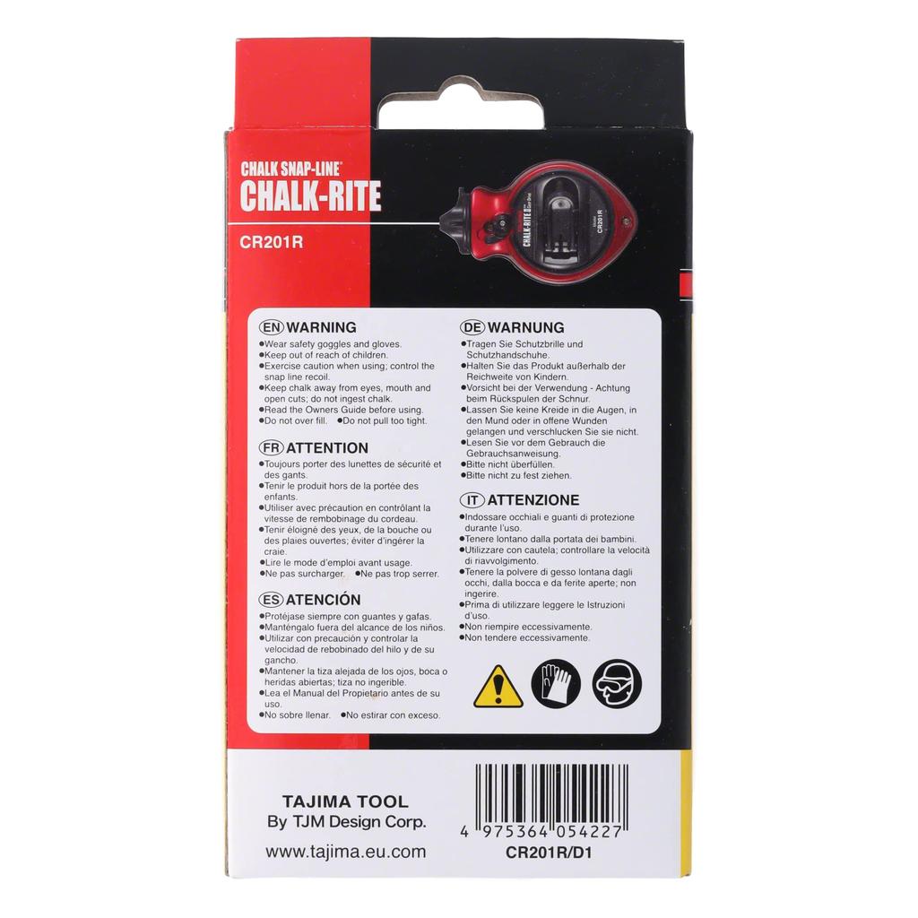 Tajima Pee Line Chalk Hayamaki Thread Length 25m PL-CLHM