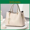 Elegant Faux Leather Bucket Bag For Women Stylish Commuter Tote With Chic Design