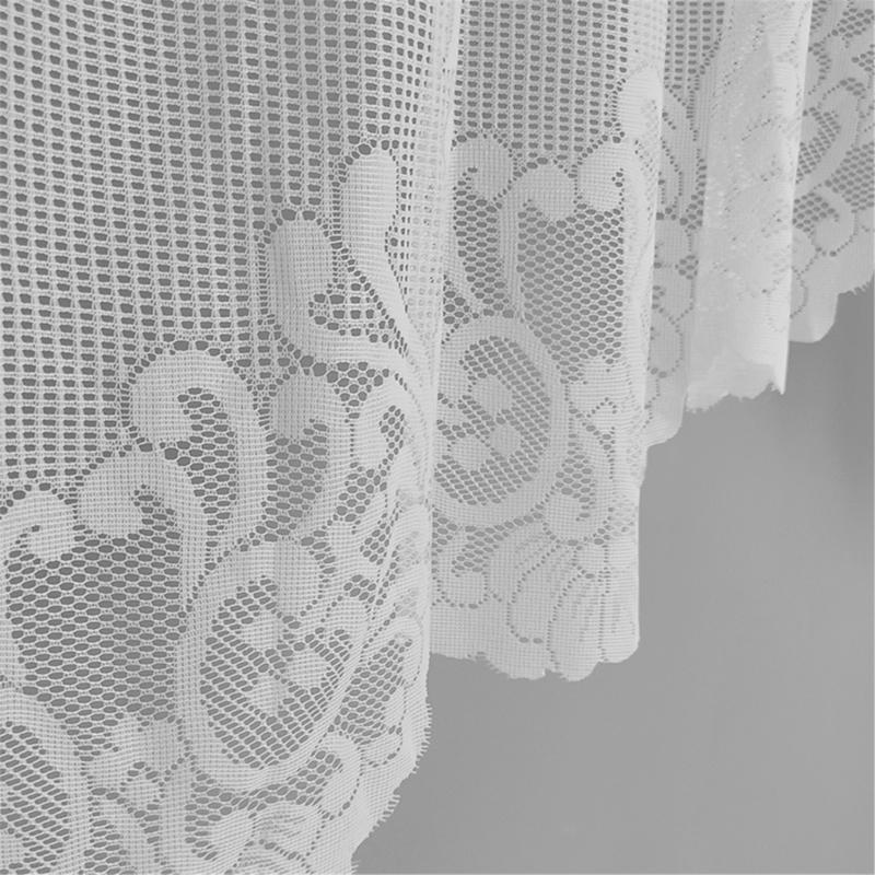 

Lace Kitchen Window Cover Adjustable Length Easy Caring Home Furnishing China Mainland
