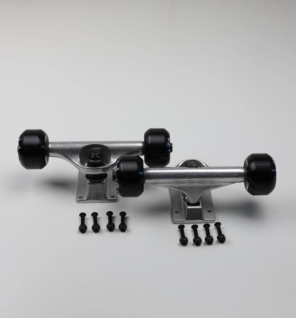Skateboard Undercarriage Set Track Track Wheel Bearing Screw Truck Size Wheel Conical 52mm 100a Bearing ABEC7 Screw 1inch 5.25 + + + 5.25