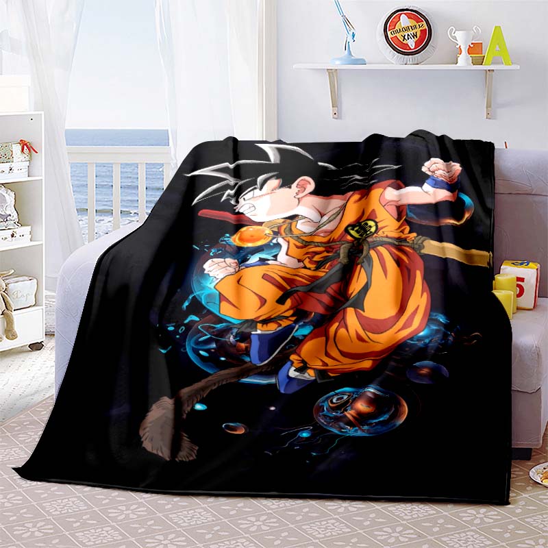 Eine Anime-Decke im Dragon Ball-Design ist perfekt für Nickerchen, Sofas, Wohnzimmer, Büros, Schlafzimmer und andere ähnliche Räume.