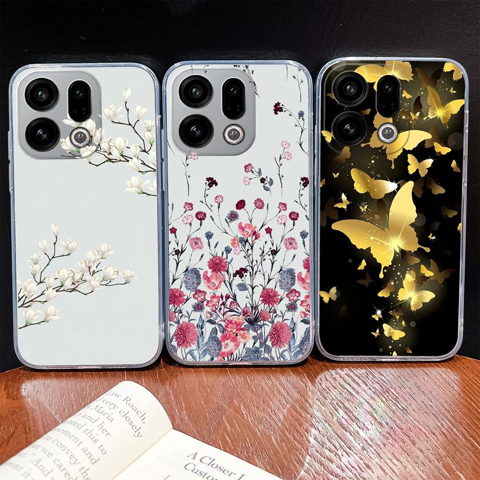 For Oppo Find X9 Pro Phone Case Unique Style Soft TPU Transparent Silicone Lightweight Cover For Oppo Find X 9 Protective Shell