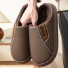 Cotton slippers large size autumn and winter 2025 new indoor home warm waterproof anti-skid slippers for the elderly