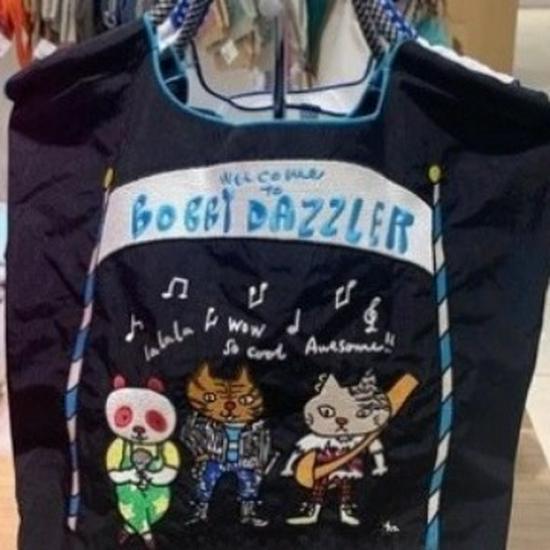 Chinesische Marke Bestickter Schwarzer Oxford-Stoff Shopper - Großes Fassungsvermögen, Vielseitige Nylon-Handtasche