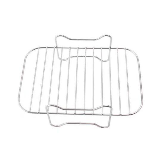 Решітка для аерофритюрниці з шампурами, кошик-гриль з нержавіючої сталі для сосисок, хот-догів, можна мити в посудомийній машині, аксесуари для аерофритюрниці