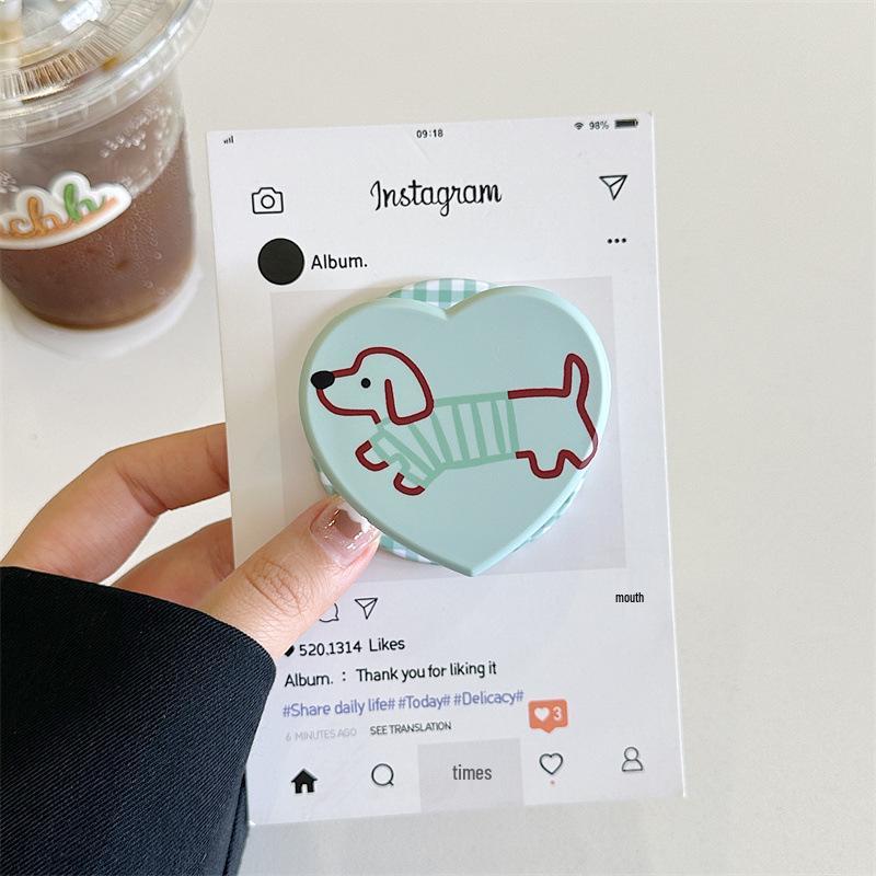 

Niche Mambo Green Ink Splatter Magnetic Dachshund Phone Case for iPhone 17/16 Pro Max/15 Pro. Apple 17