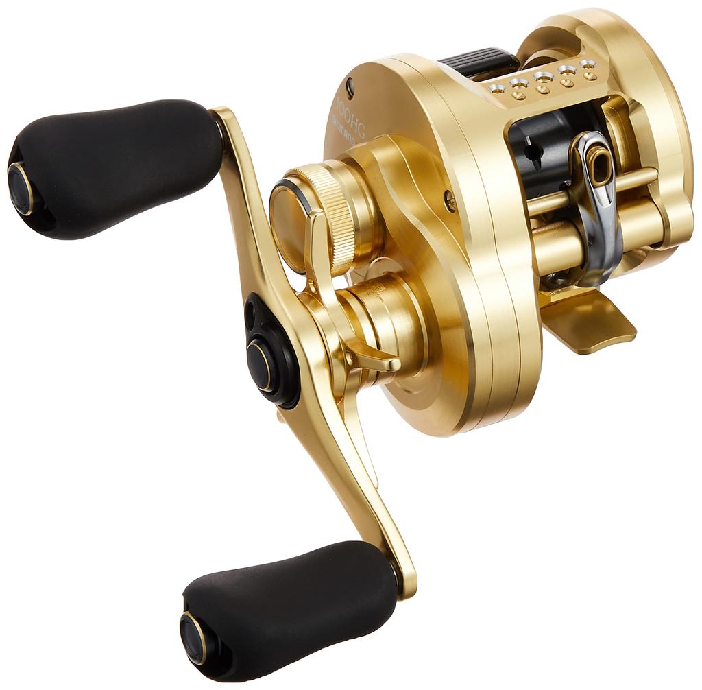 SHIMANO Bait naviják Double Shaft Reel Bass Calcutta Conquest 2021 100HG RIGHT Bass Fishing