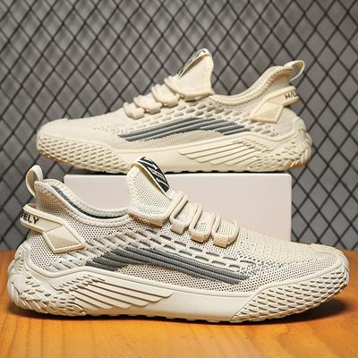 Men's Shoes Summer New Breathable Thin Fly-woven Mesh Tide Shoes Youth Casual Running Non-slip Shoes Tide